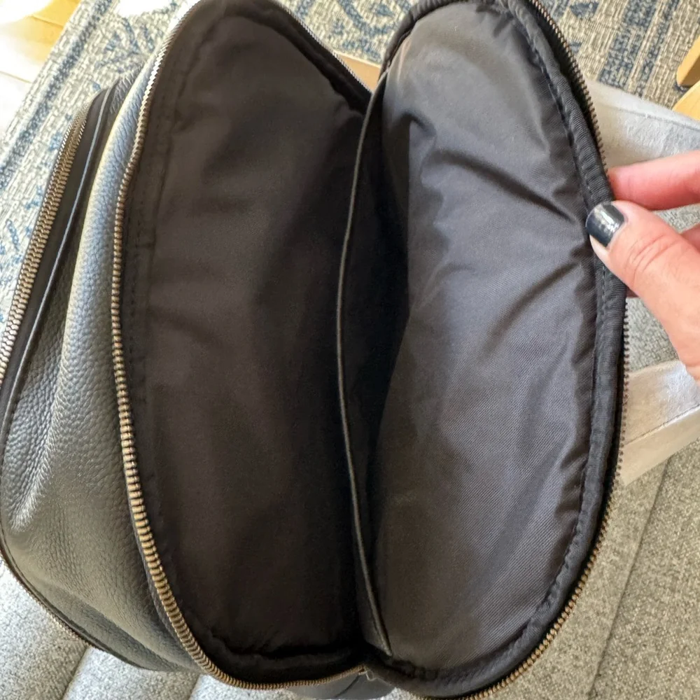 Nisolo Alex leather commuter backpack
